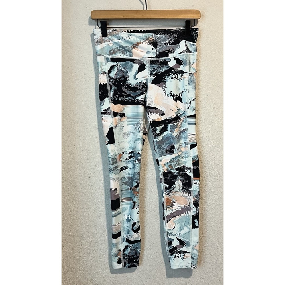 Under Armour Women's Compression Leggings Medium Multicolor Abstract Pattern